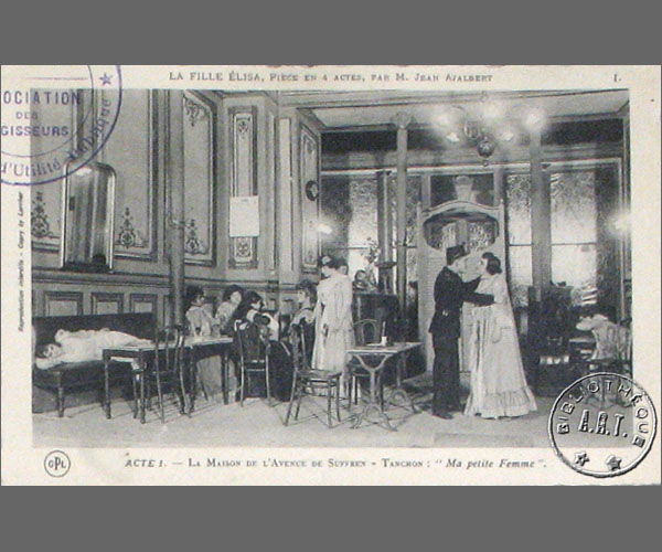 "La fille Elisa" de Jean Ajalbert Acte 1